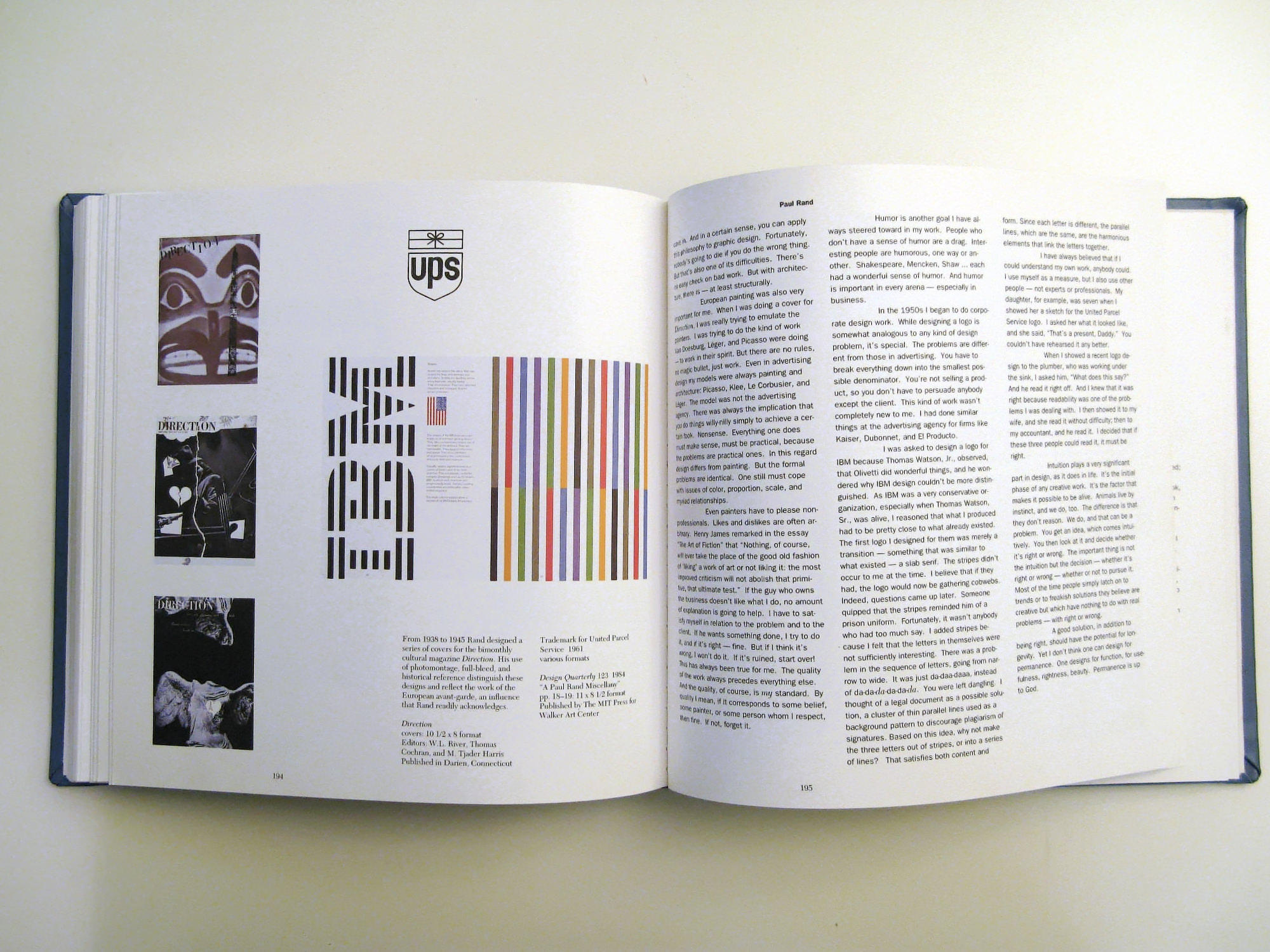 アート・デザイン・音楽 Paul Rand by Steven Heller Paul Rand's Classic A Designer's Art Is Finally Back in